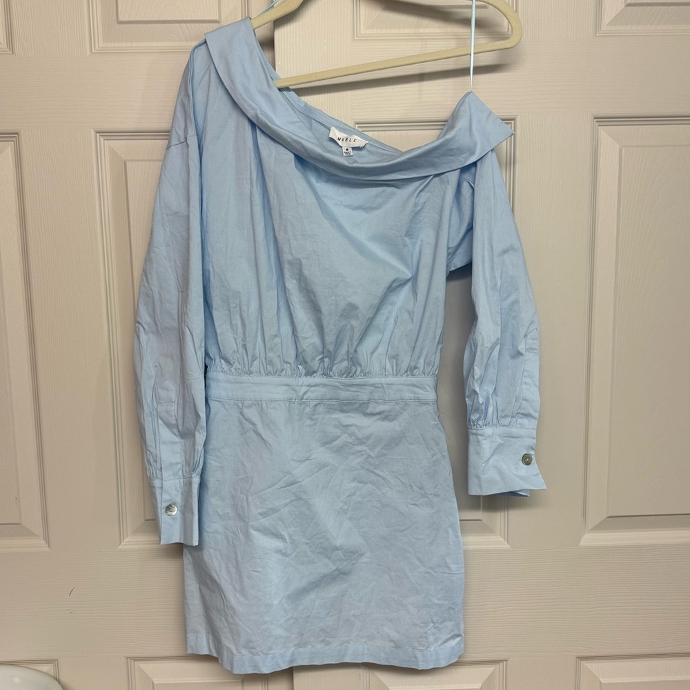 MABLE one shoulder cotton dress